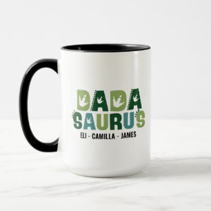 Personalisierter Dadasaurus-Becher, individueller Tasse