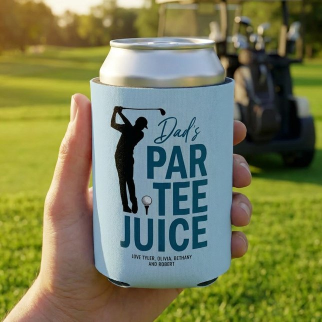 Personalisierter Dad's Par-Tee Saft Dosenkühler (Von Creator hochgeladen)