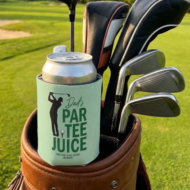 Personalisierter Dad's Par-Tee-Saft Dosenkühler (Von Creator hochgeladen)