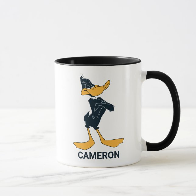 Personalisierter DAFFY DUCK™-Becher mit überkreuzt Tasse (Rechts)