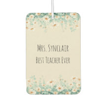Personalisierter 'Daisy Best Teacher Ever'-Lehrerd