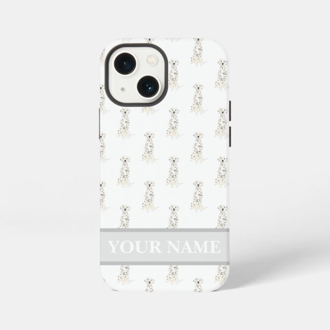 Personalisierter Dalmatiner iPhone Hülle (Rückseite)