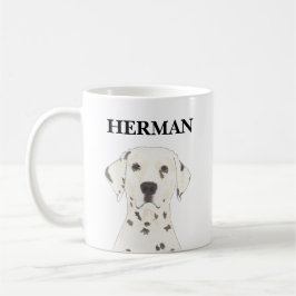 Personalisierter Dalmatiner Kaffeetasse