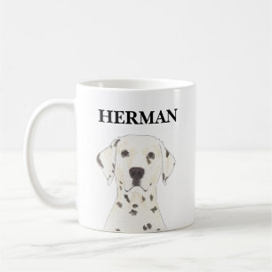 Personalisierter Dalmatiner Kaffeetasse