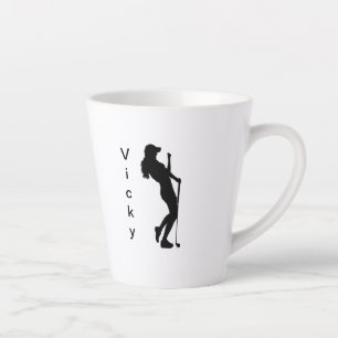 Personalisierter Damen-Golf Milchtasse