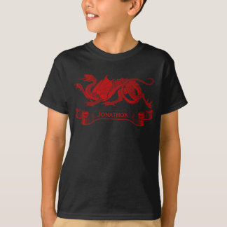 Personalisierter der Drache-T - Shirt des Kindes