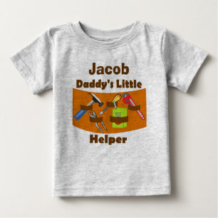 Personalisierter der kleine Helfer-" Baby-T - Baby T-shirt