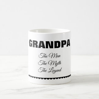 Personalisierter „Der Mann Der Mythos Die Legende“ Kaffeetasse