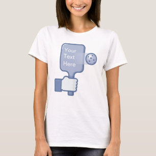 Personalisierter der Pickleball der Frauen T - T-Shirt