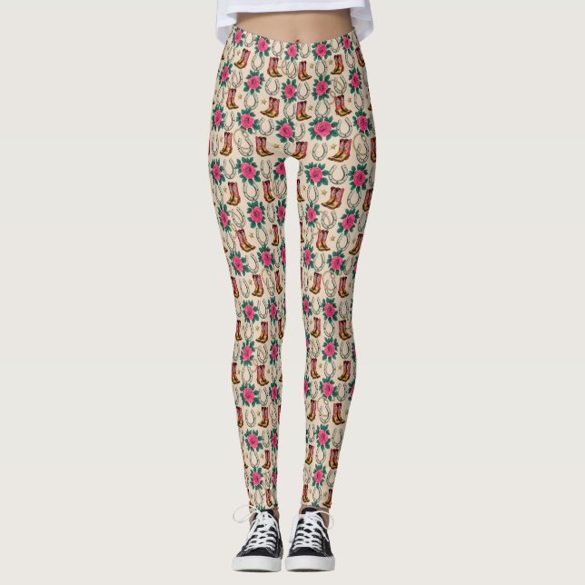 Personalisierter Designer von Midwest Princess Leggings (Vorderseite)