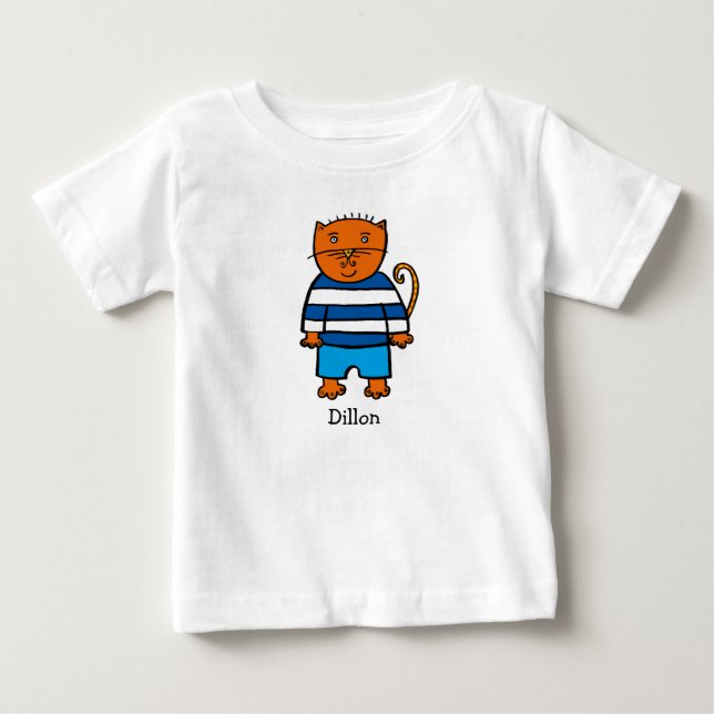 Personalisierter Dillon Baby T-shirt (Vorderseite)
