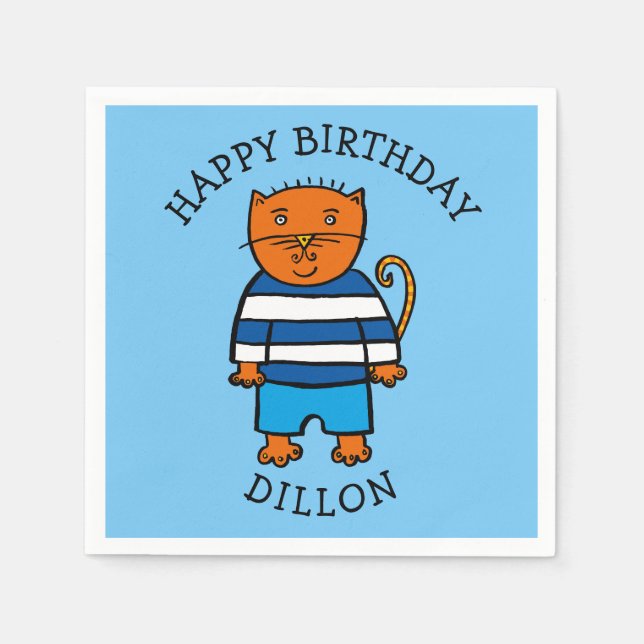Personalisierter Dillon Serviette (Vorderseite)