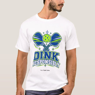 Personalisierter Dink Verantwortungsvoll Picklebal T-Shirt