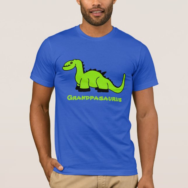 Personalisierter Dinosaurier-erwachsener T - Shirt (Vorderseite)