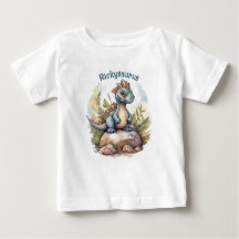 Personalisierter Dinosaurier-T - Shirt