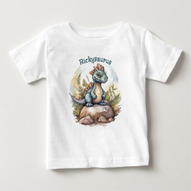 Personalisierter Dinosaurier-T - Shirt (Vorderseite)