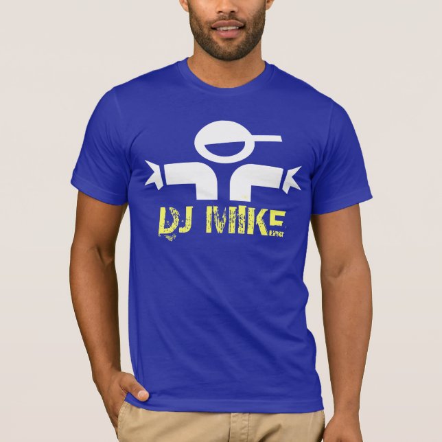 Personalisierter Diskjockey / Deejay / DJ-T - Shir T-Shirt (Vorderseite)