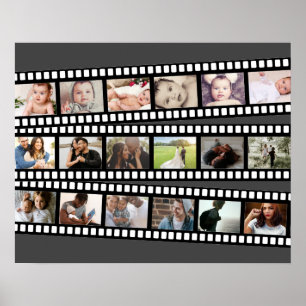 Personalisierter DIY-Maßstab für Fotocollage-Film Poster