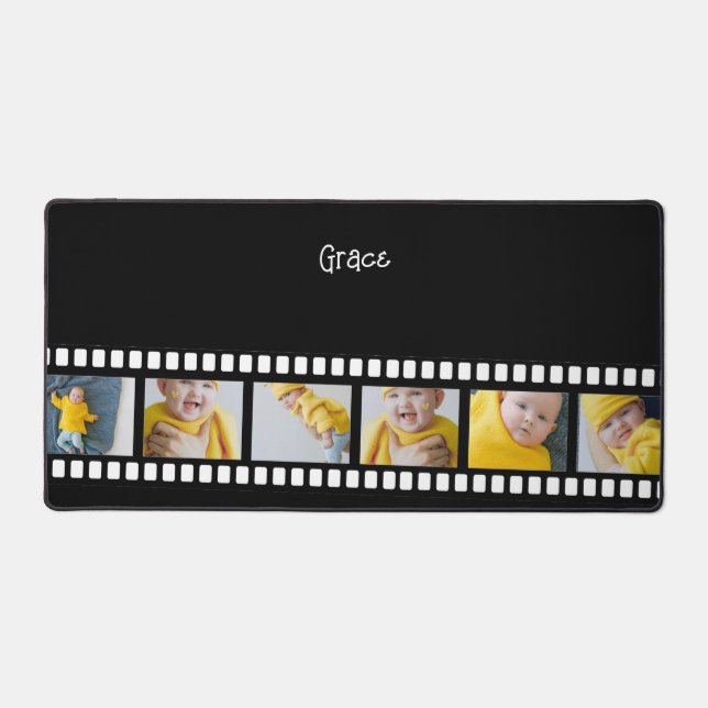 Personalisierter DIY-Maßstab für Fotocollage-Film Schreibtischunterlage (Vorderseite)