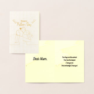 Personalisierter DIY Muttertag mit originalem Gedi Folienkarte
