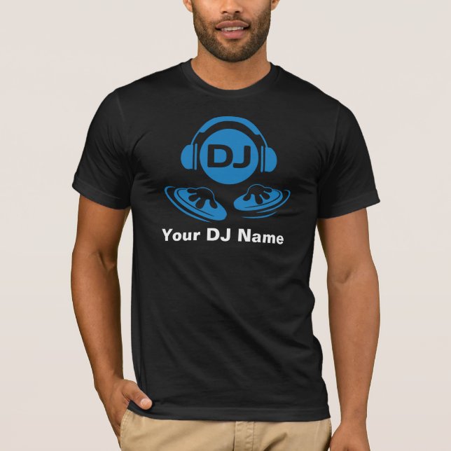 Personalisierter DJ- oder Musikproduzent-T - T-Shirt (Vorderseite)