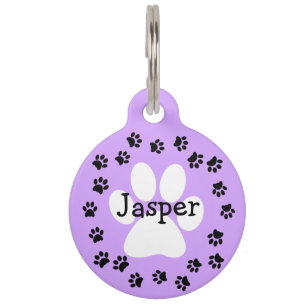 Personalisierter Dogenname Farbe Druck einfügen Haustiermarke