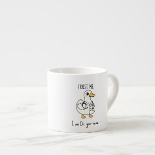 Personalisierter Doktor-Enten-Becher Espressotasse