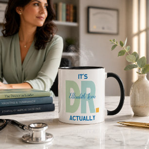 Personalisierter Doktor PhD Abschlussbecher Tasse