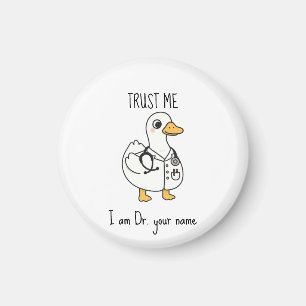 Personalisierter Doktorente Magnet