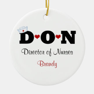 Personalisierter DON Nurse Ornament