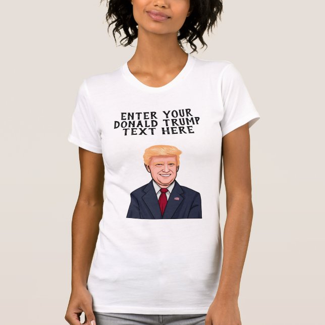 PERSONALISIERTER DONALD TRUMP T-Shirt (Vorderseite)