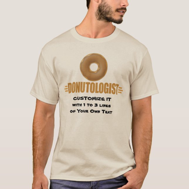 Personalisierter Donut T-Shirt (Vorderseite)
