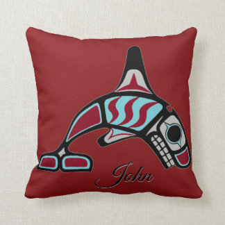 Personalisierter Doppelmörderwal Kissen