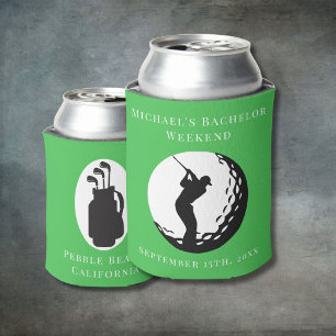 Personalisierter Dosenkühler   Bachelor Golf Weeke