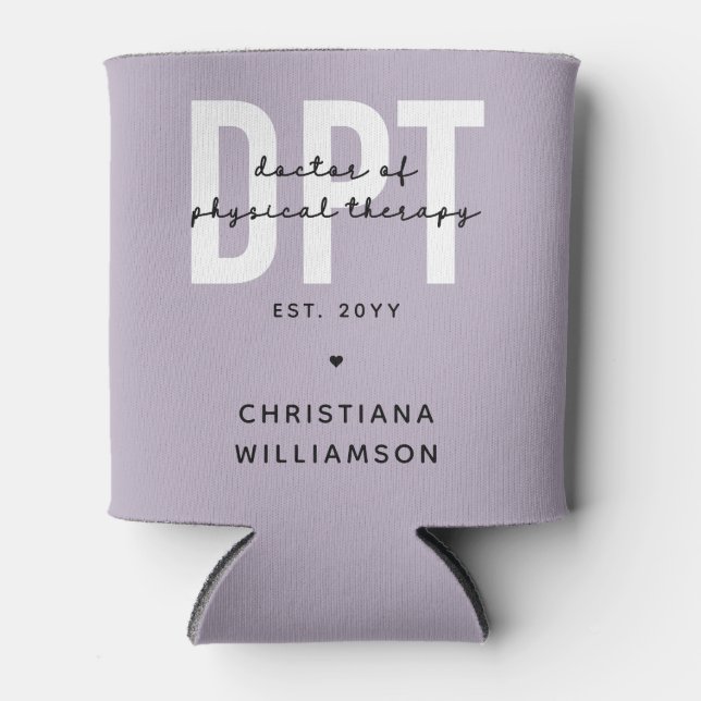 Personalisierter DPT Arzt für Physikalische Therap Dosenkühler (Vorderseite)
