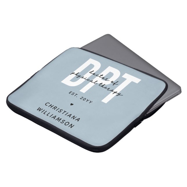 Personalisierter DPT Arzt für Physikalische Therap Laptopschutzhülle (Vorne Oben)