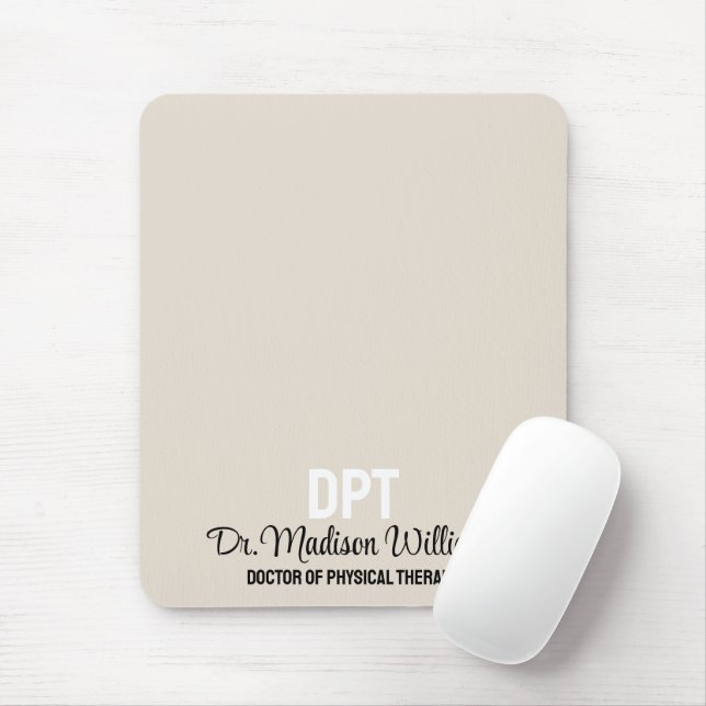Personalisierter DPT Arzt für Physikalische Therap Mousepad (Mit Mouse)