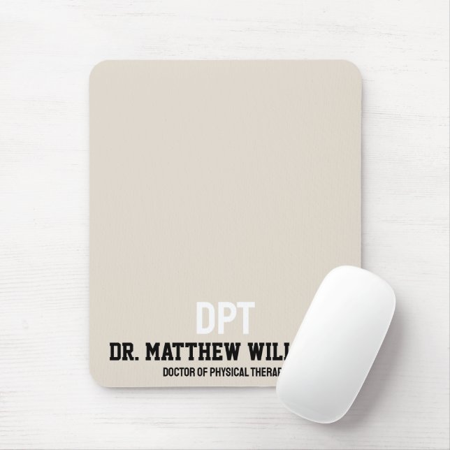 Personalisierter DPT Arzt für Physikalische Therap Mousepad (Mit Mouse)