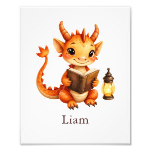 Personalisierter Drachen-Kunst-Druck Individuelle Fotodruck