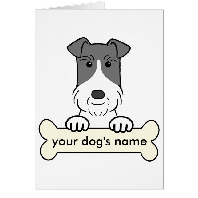 Personalisierter Drahtfox-Terrier (Vorne)