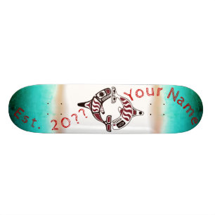 Personalisierter Duell Killer Wal an der Nordwestk Skateboard