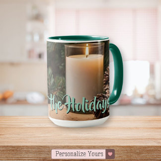 Personalisierter Duft der Feiertage Tasse