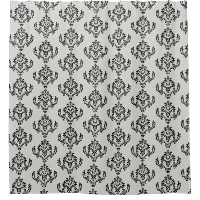 Personalisierter Duschvorhang im Luxusmuster (Vorderseite)