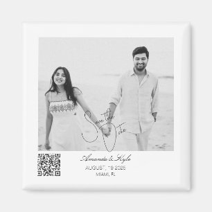 Personalisierter editierbarer Save-the-Date-Magnet Magnet