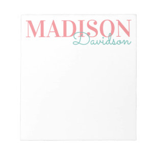 Personalisierter Editor für einen Blockskriptnamen Notizblock