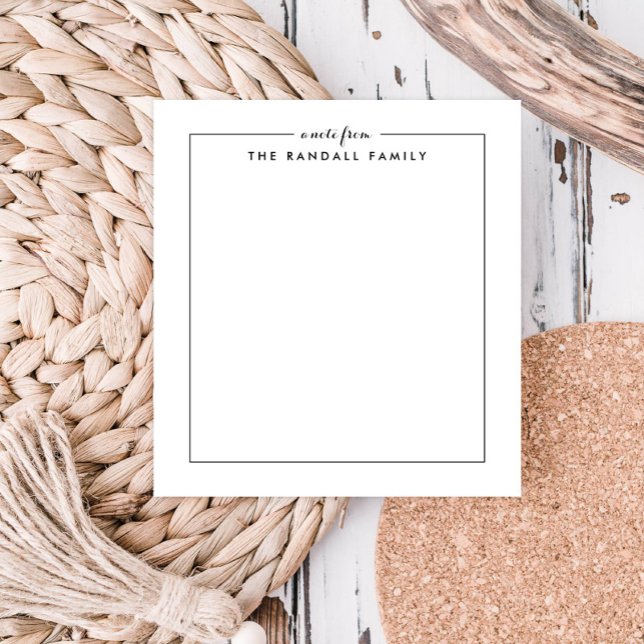 Personalisierter Editor mit einfachem Quadrat Notizblock (Von Creator hochgeladen)