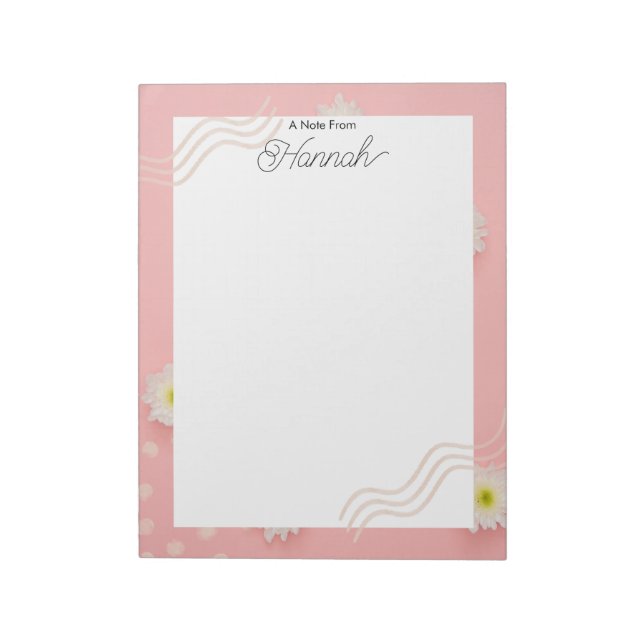 Personalisierter Editor Notizblock (Rotiert)