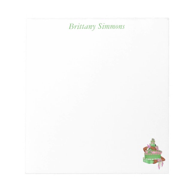 Personalisierter Editor Notizblock (Vorderseite)