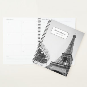 Personalisierter Eiffelturm Paris 2027 Planer