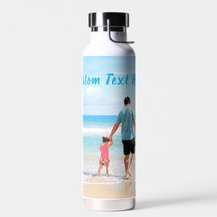 Personalisierter eigener Foto Wasserflasche Trinkflasche